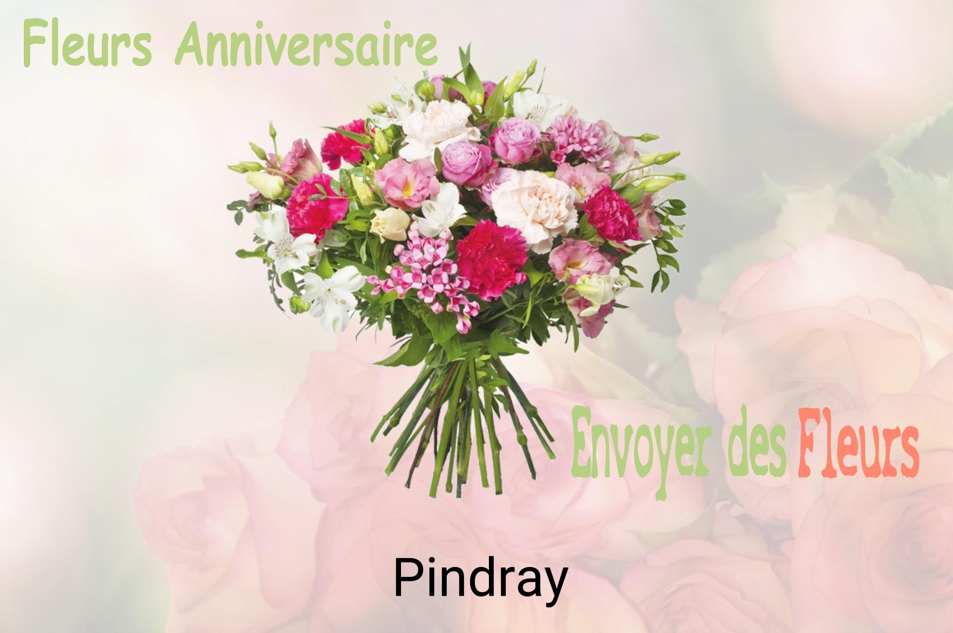 Bouquet de fleurs d’anniversaire livré à Pindray