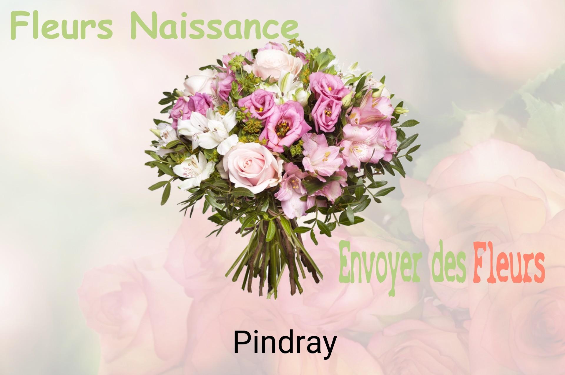 Bouquet de fleurs de naissance livré à Pindray